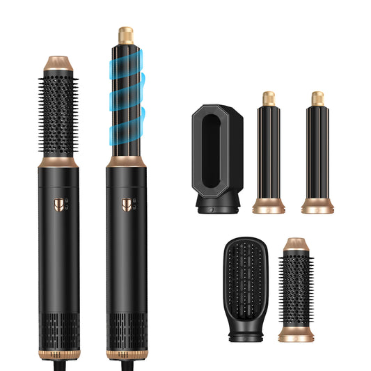 Professional Hair Dryer 5 in 1 Hair Styler Hot Air Comb Electric Hair Heating Brush High Speed Blow Dryer Hair Brush